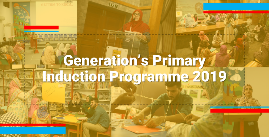 Generation's Primary Induction Programme 2019