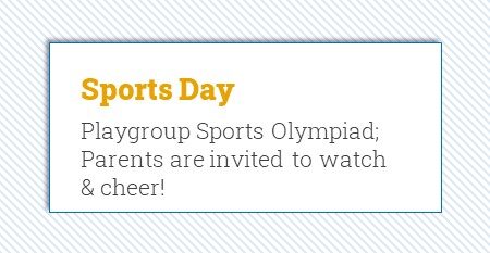 Playgroup Sports Day