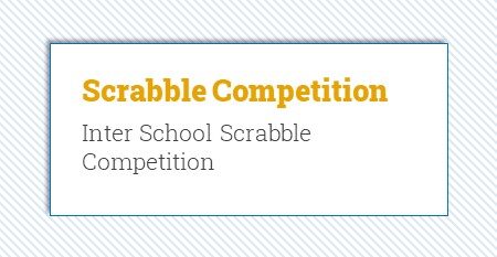 Scrabble Competition