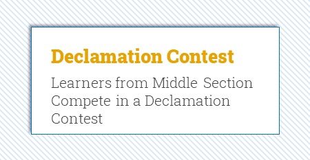 Declamation Contest