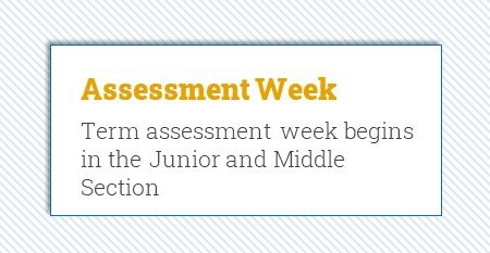 JNR & MDD Assessment Week