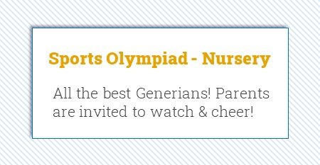 Sports Olympiad – Nursery