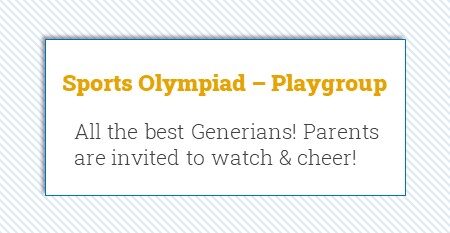 Playgroup – Sports Olympiad