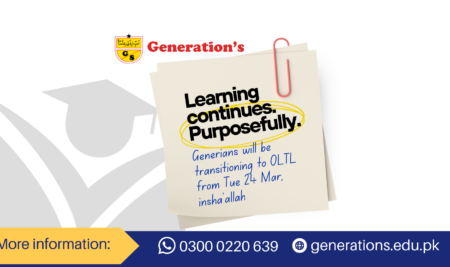 Online Teaching and Learning at Generation’s