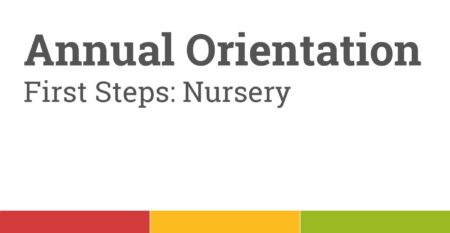 First Steps Nursery Orientation Featured Image